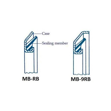 ซีลแกมม่า 9RB-45/63_45x63x4.5/6.5_9RB_NBR