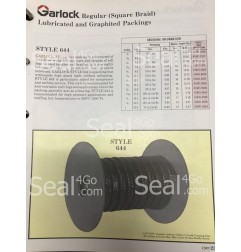 Garlock Compression Packing Model 644 1/2”