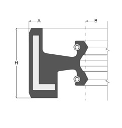 FP Oil Seal 100x120x12 G2 NBR
