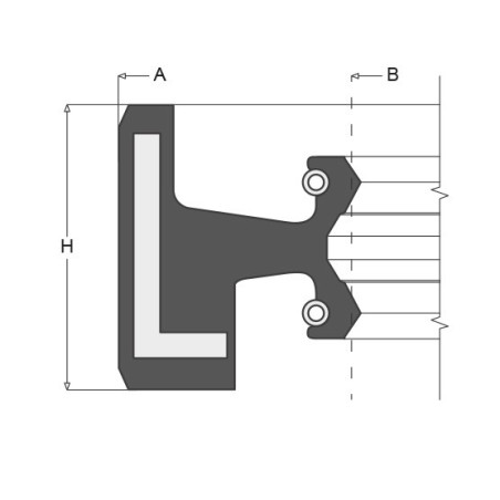 FP Oil Seal 100x120x12 G2 NBR
