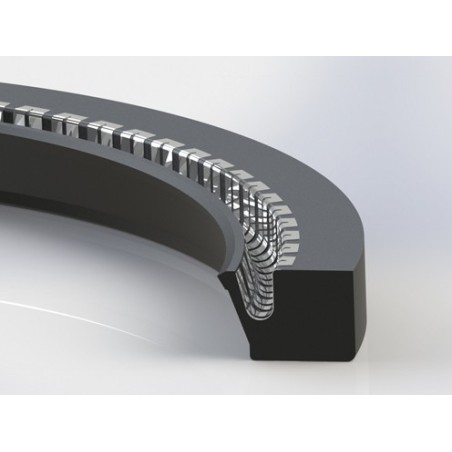 ซีลกันน้ำมัน - GARLOCK-3.25X4.25X0.5-Model23_SPLITED_NBR