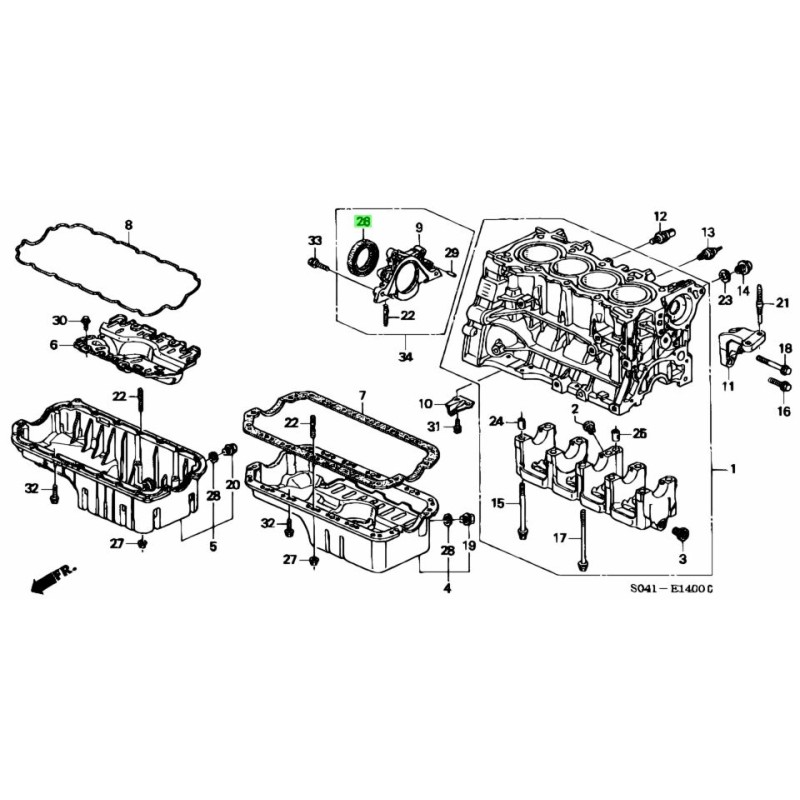 OIL SEAL, Honda 91214-P7A-004