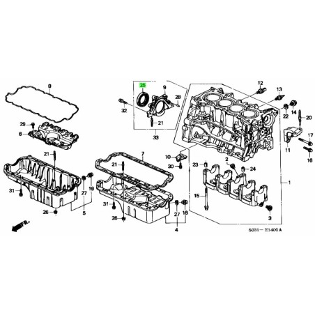 OIL SEAL, Honda 91214-PAA-A01