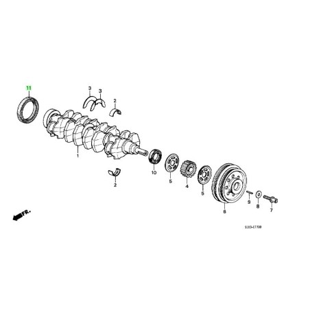 OIL SEAL, Honda 91214-PH1-003