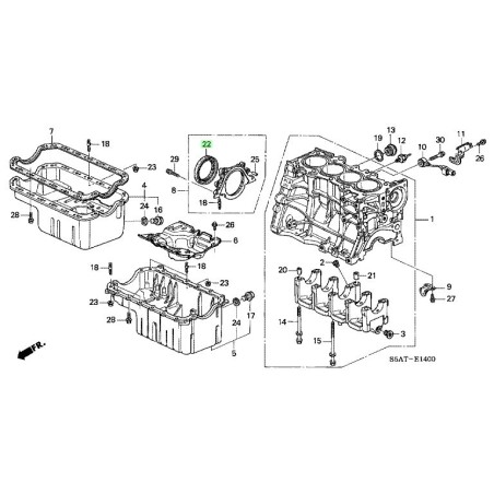 OIL SEAL, Honda 91214-PMV-T01