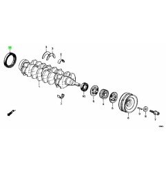 OIL SEAL, Honda 91214-PD2-004