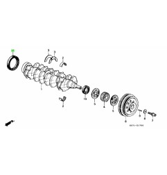 OIL SEAL, Honda 91214-PH1-661