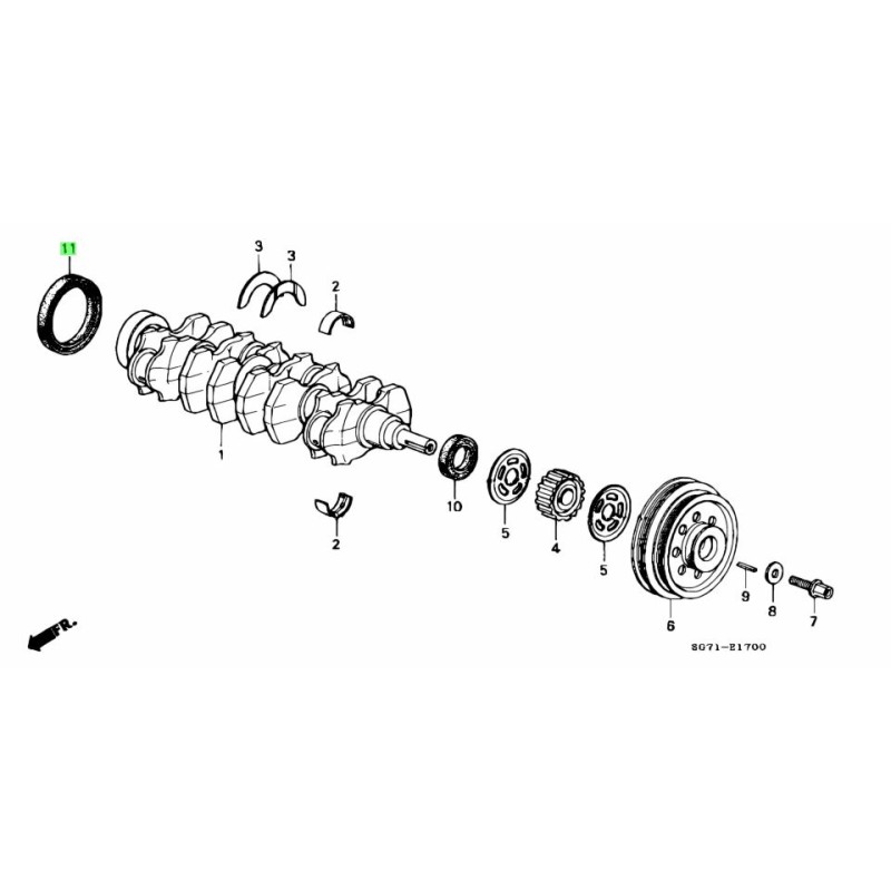 OIL SEAL, Honda 91214-PH1-661