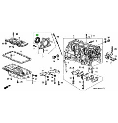 OIL SEAL, Honda 91214-PH3-751
