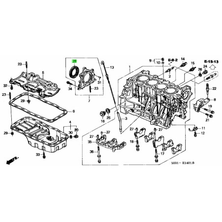 OIL SEAL, Honda 91214-PR4-A01