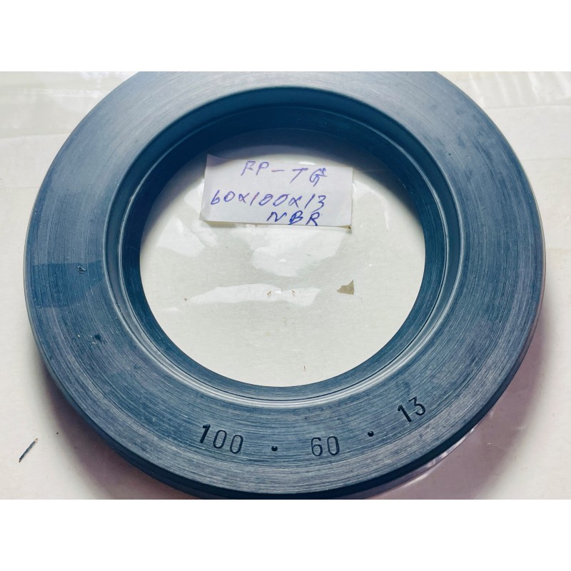 ซีลกันน้ำมัน เอฟพี-60x100x13-ขอบยางปากซีลชั้นเดียว_เอ็นบีอาร์