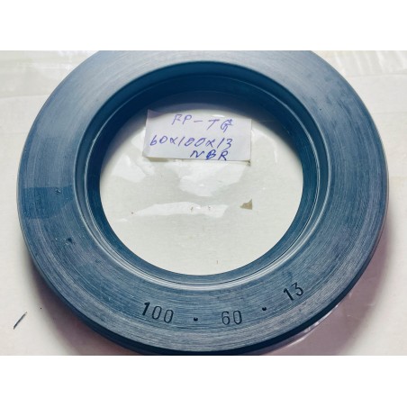 ซีลกันน้ำมัน เอฟพี-60x100x13-ขอบยางปากซีลชั้นเดียว_เอ็นบีอาร์