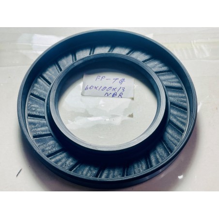 ซีลกันน้ำมัน เอฟพี-60x100x13-ขอบยางปากซีลชั้นเดียว_เอ็นบีอาร์