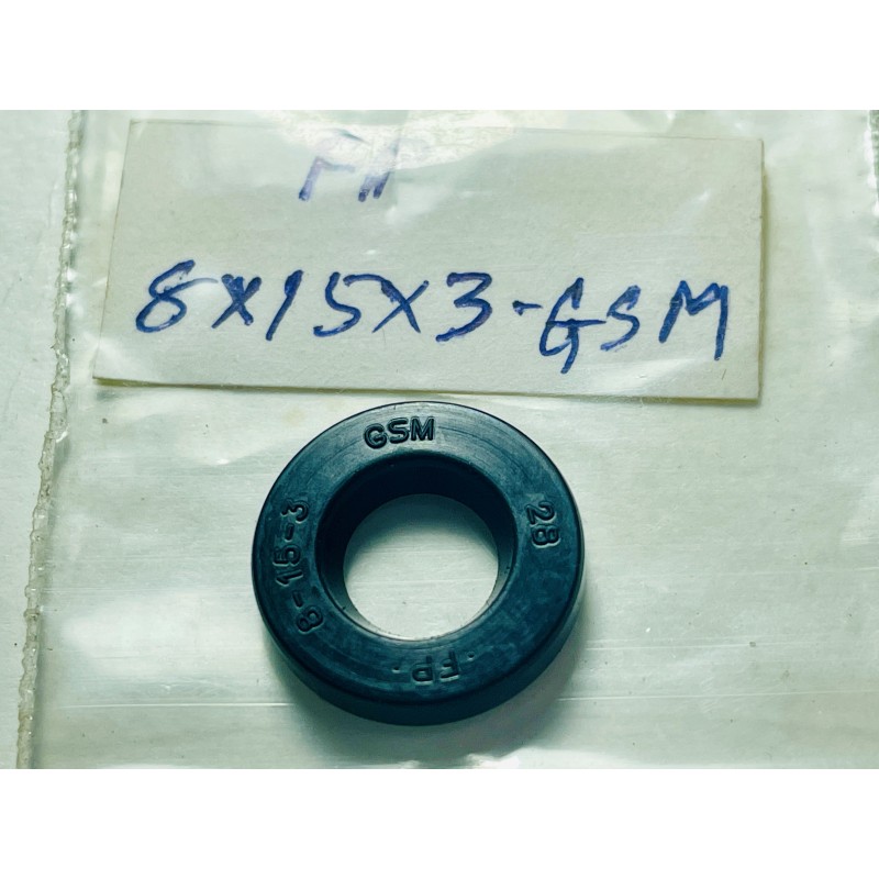 OIL SEAL FP 8X15X3 GSM NBR Price | Miniature Rotary Shaft Seal for Small Motors