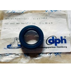 ซีลกันน้ำมัน ดีพีเอช-20x30x6-ขอบยางปากซีลสองชั้น_เอ็นบีอาร์