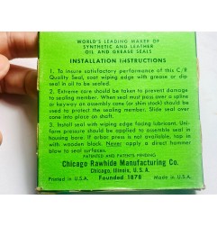 ซีลกันน้ำมัน ซีอา-1.250X2.250X0.250-ขอบเหล็กปากซีลหนัง