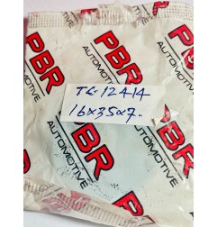 ซีลกันน้ำมัน พีบีอาร์-16x35x7-ขอบยางปากซีลยางสองชั้น เอ็นบีอาร์