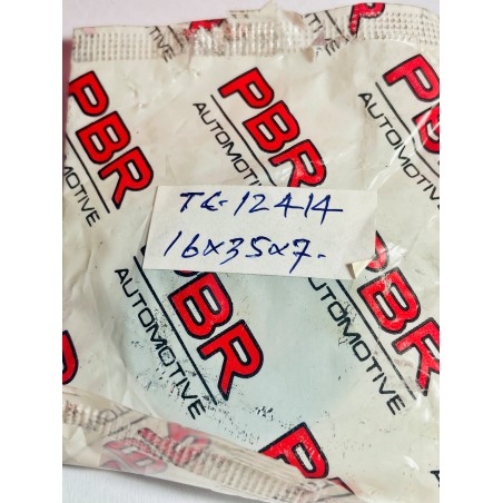 ซีลกันน้ำมัน พีบีอาร์-16x35x7-ขอบยางปากซีลยางสองชั้น เอ็นบีอาร์