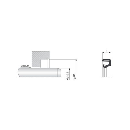 ซีลกันน้ำมัน STEFA-200X230X15-CB_NBR