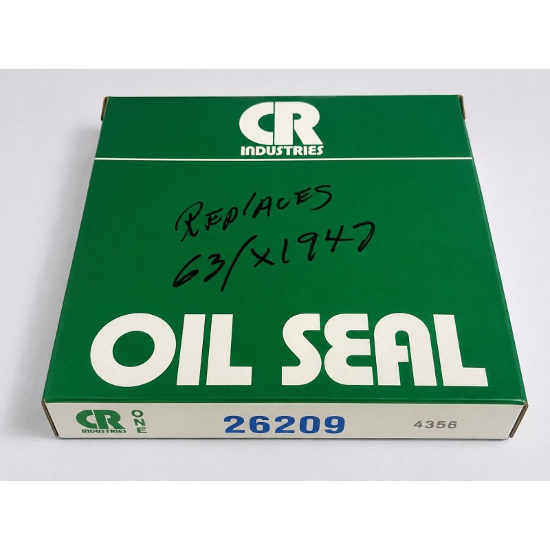 OIL SEAL CR 2.625x3.623x0.438 CRWH1 NBR Part No. CR-26209 | Cross Reference GARLOCK 63x1947