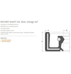 NBR industrial oil seal